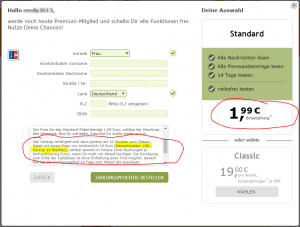Kosten bei flirt fever