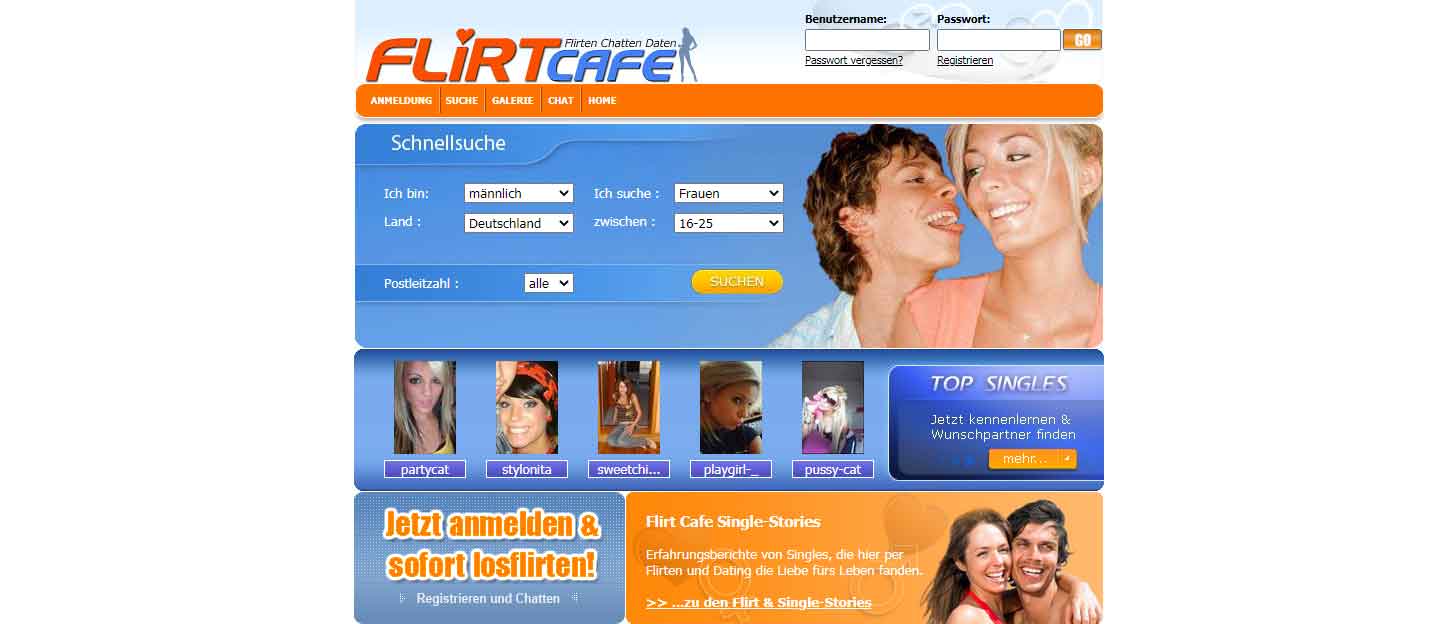 Flirtcafe kostenlos nutzen