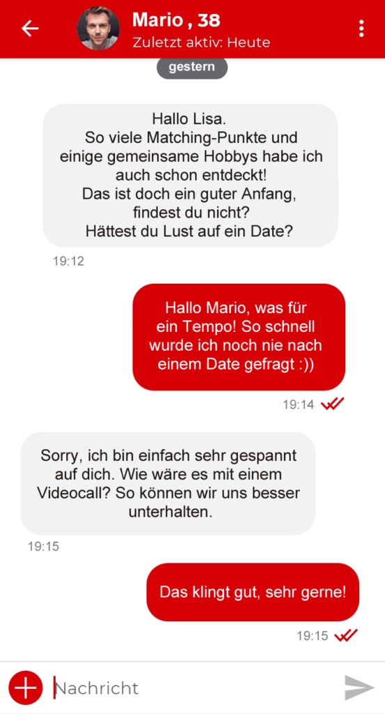 Parship App Chat