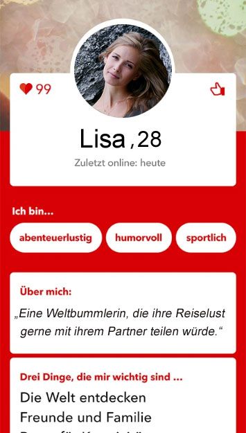 Profil in der Parship App