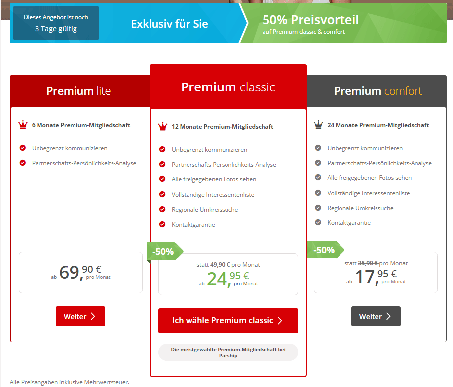 Parship Angebot 50 Parship Angebot 50