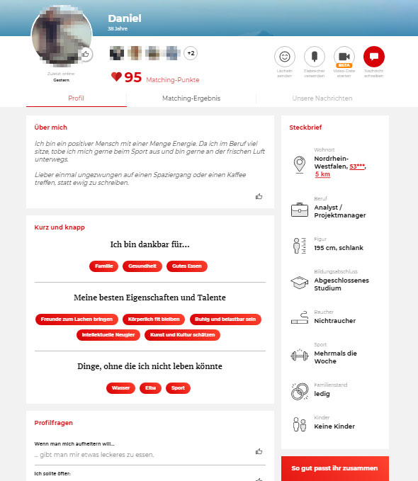 Parship Profil